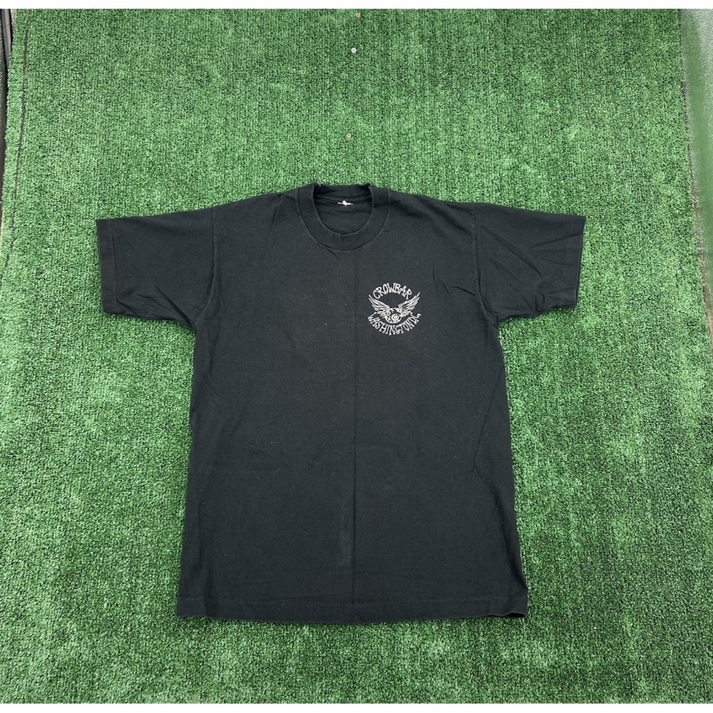 Vintage 90's Crowbar Washington DC LTW 1994 Artwork Promo T-shirt Mens XL Black